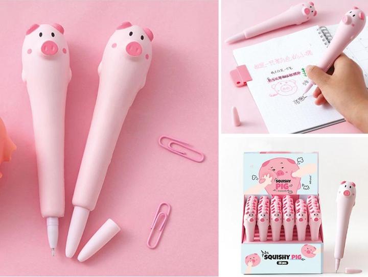 Roost Quetschschreiber Schwein XL1567 (Pink, 36 x)