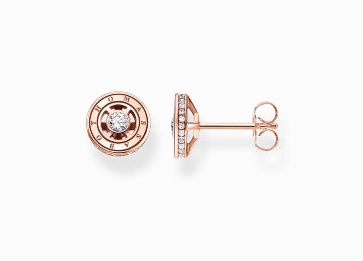 Produktbild Thomas Sabo Ohrstecker mit weissen Steinen roségold (925er Silber)