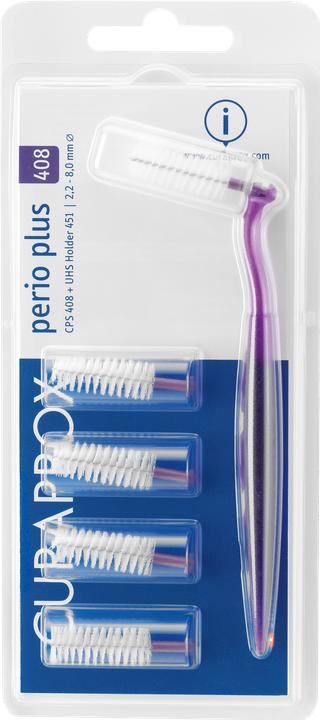 Image du produit Curaprox CPS perio 408 plus 5 brosses + support (5x)