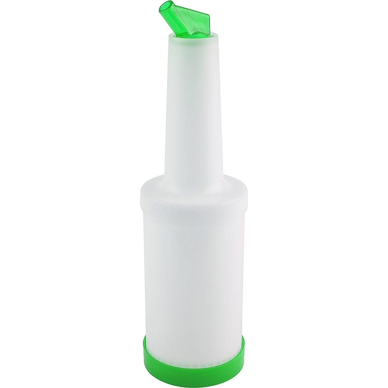 APS, Bar Zubehör, Dosier-/Vorratsflasche Kunststoff, Inhalt 1 Liter, grün (Dosierer + Ausgiesser)