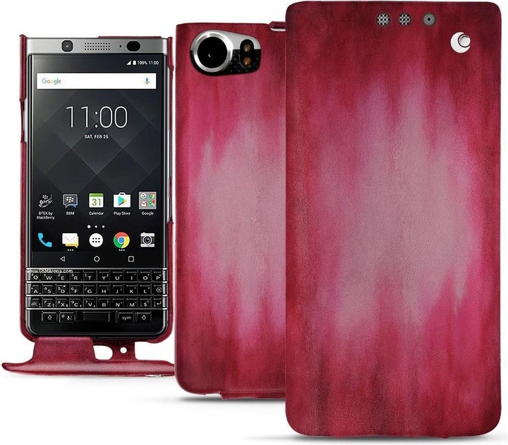 Noreve Lederschutzhülle vertikal (Blackberry KEYone)