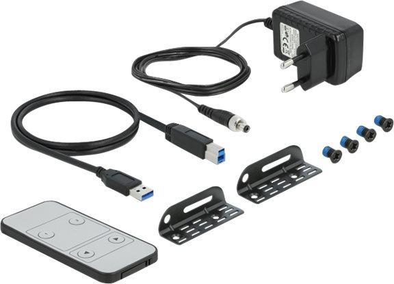 Actual product image Delock KVM Switch 2 Port HDMI with USB 3.0 and Audio 8k 30Hz