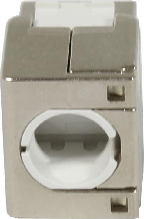 Actual product image Synergy 21 Keystone module, TP socket (RJ45), CAT6A, 500MHz, short (Keystone module)