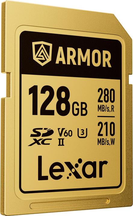 Image du produit Lexar Armor Gold (128 Go, SDXC, U3, UHS-II)