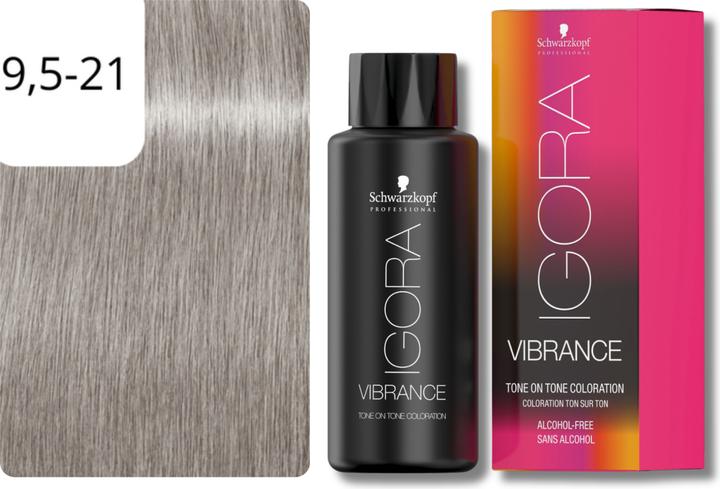 Produktbild Schwarzkopf Professional IGORA VIBRANCE Tone On Tone Coloration (9,5-21 Asch Cendré Toner)