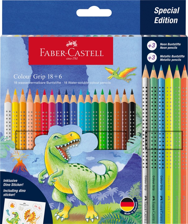 Immagine prodotto Faber-Castell Grip a colori (Multicolore, 24 x)