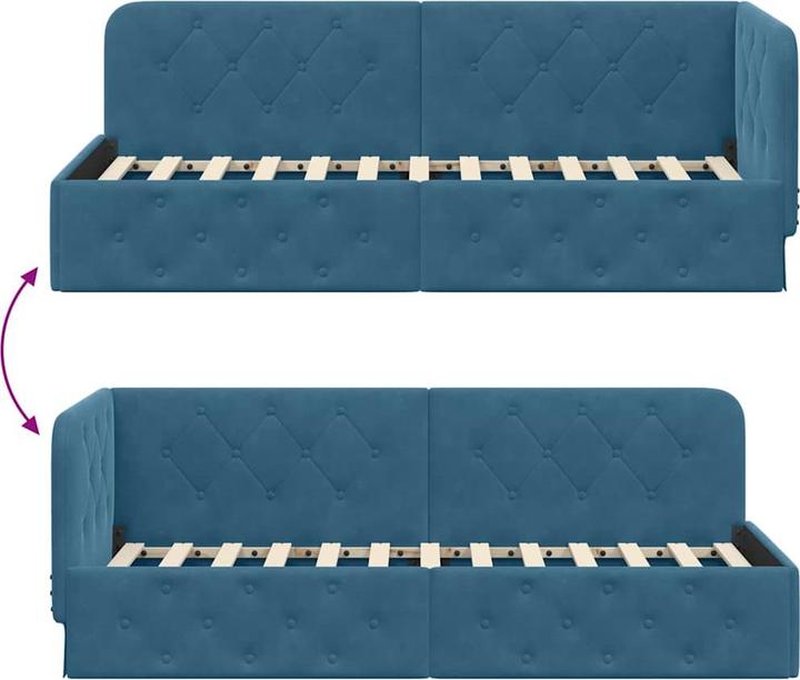 Produktbild vidaXL Eckbettgestell