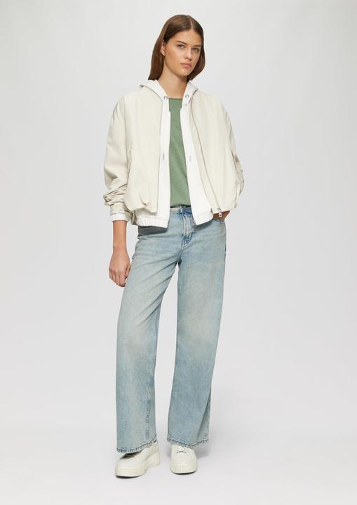 Immagine prodotto S.Oliver T-Shirt Shirt mit Flammgarnstruktur und 3/4-Ärmeln (44)