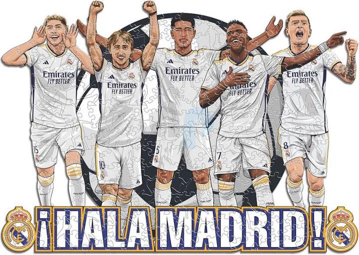 Produktbild Iconic Real Madrid CF - 5 Spieler - Holz Puzzle Grösse S (150 Teile) (150 Teile)