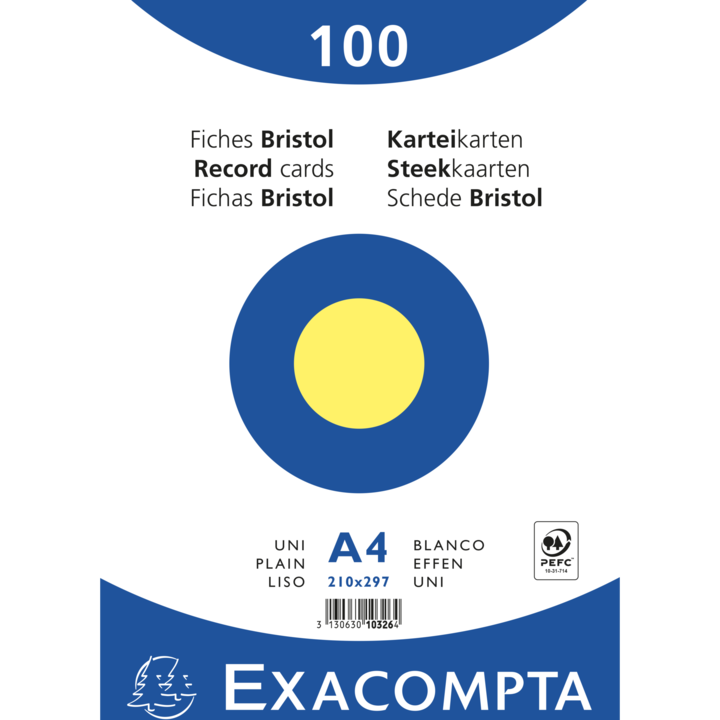 Immagine prodotto Exacompta Schede di valutazione (210 x 297 mm, 205 g/m², 100 x)