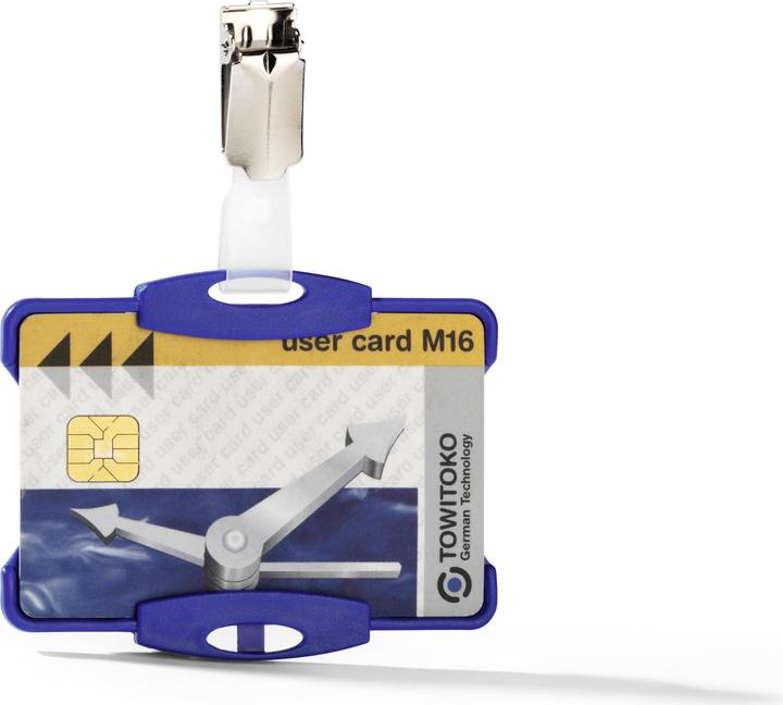 Actual product image Durable Badge holder with clip for 1 card 1 pg. à 25 pieces 811806