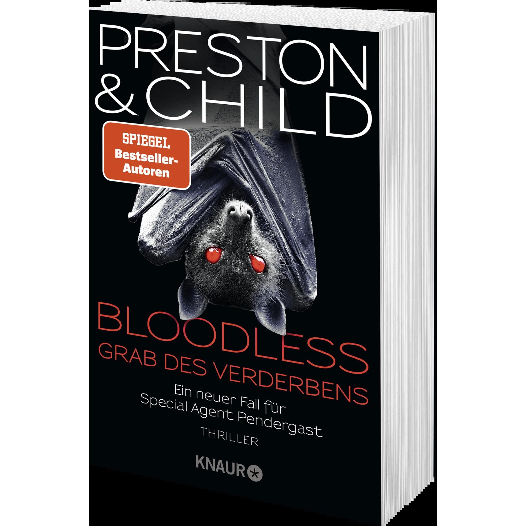 BLOODLESS - Grab des Verderbens, Belletristik von Frauke Czwikla, Lincoln Child, Douglas Preston