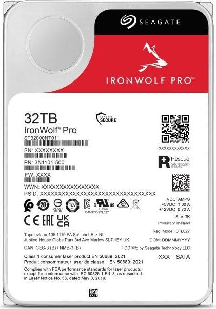 Produktbild Seagate IronWolf Pro (32 TB, 3.5")