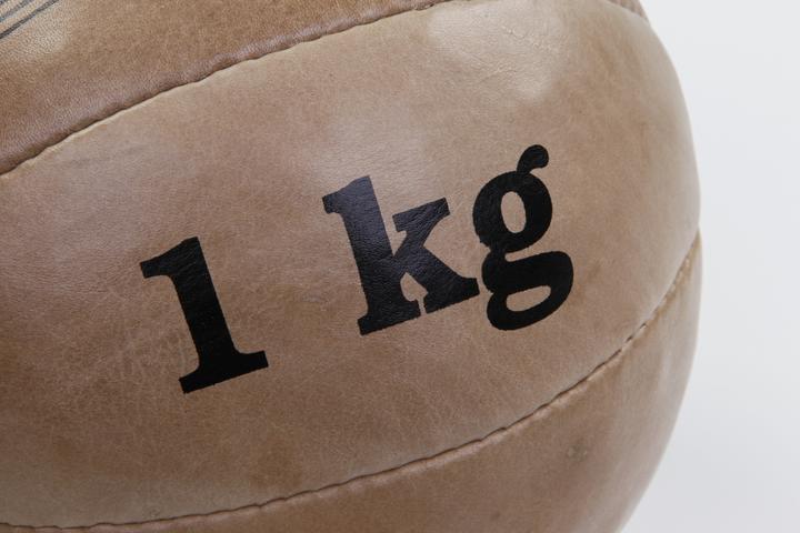 Image du produit Tanga Sports Médicine-ball en cuir, 1 kg (1 kg)