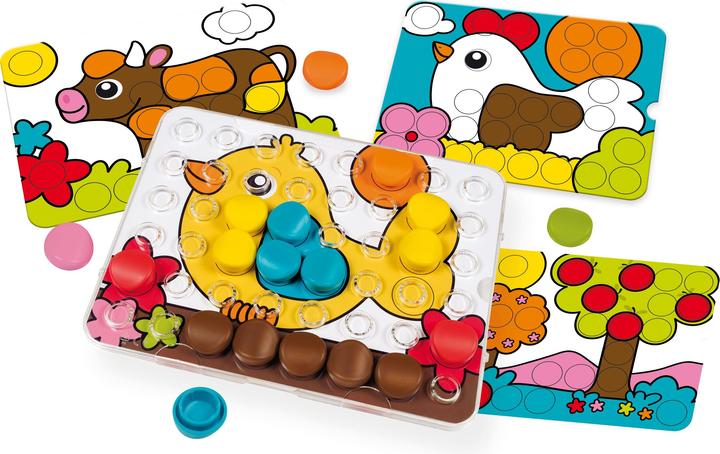 Produktbild Nathan CLIC'educ 31608 Mosaik-Set (Französisch, 2 - 4 Jahre)