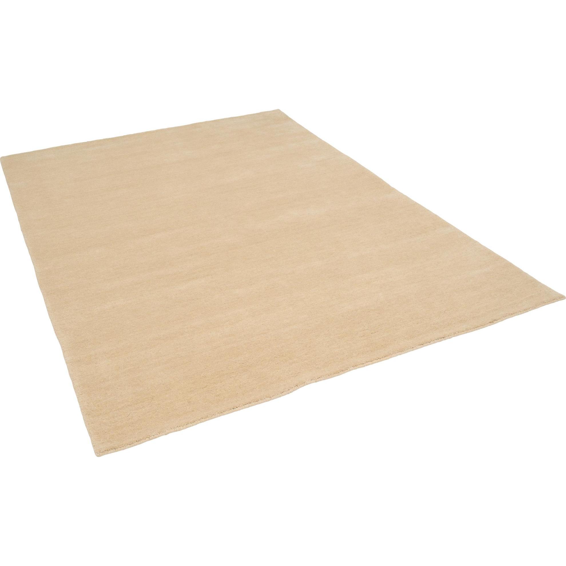 Pergamon, Teppich, Wolle Natur Teppich Gabbeh Einfarbig (160 x 230 cm)