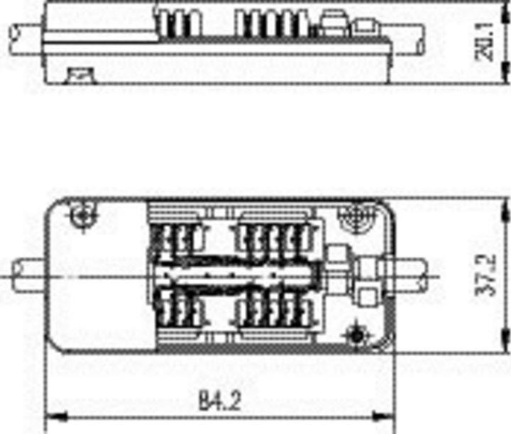 Productafbeelding Telegärtner Aansluitmodule kabelkoppeling Cat.7 (Kabelaansluitdoos)