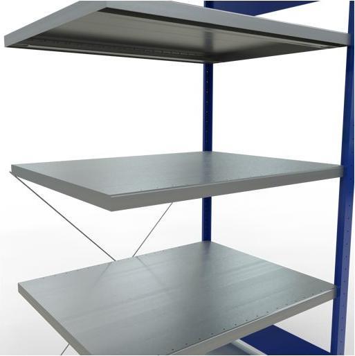 Produktbild Schulte Lagertechnik Stecksystem Anbauregal MULTIplus250 mit Kreuzstrebe