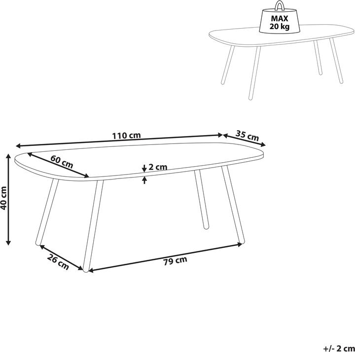 Image du produit Beliani Biddle