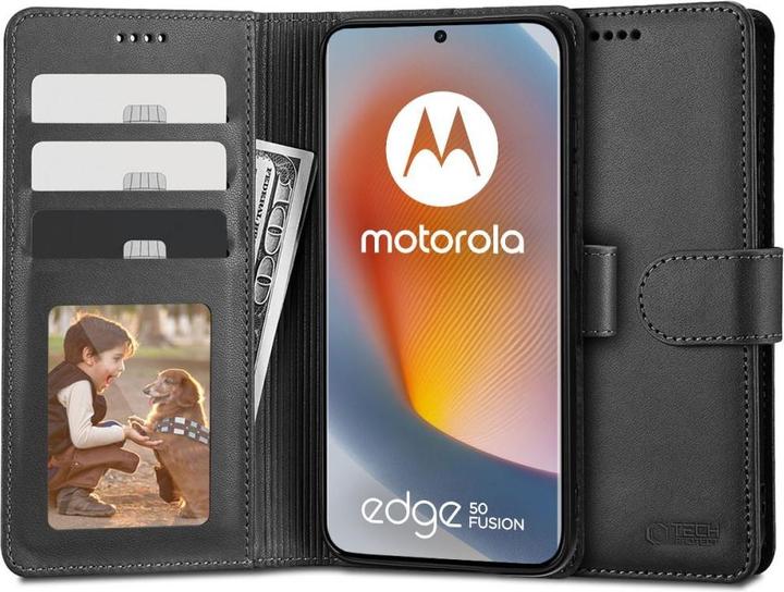Image du produit Tech-Protect Etui portefeuille pour Motorola Edge 50 Fusion 5G - noir (Motorola Edge 50 Fusion)