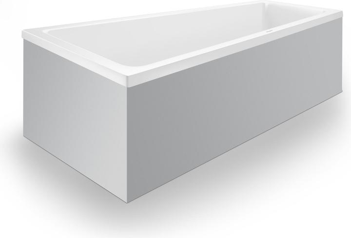 Actual product image Duravit Trapezoid bathtub No 1 1 back slope left white 1700x1000mm (210 l, 170 cm, 100 cm)