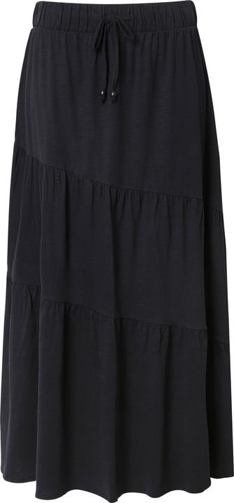 Produktbild Ulla Popken Maxi-Jerseyrock, Volantstufen, A-Linie, Elastikbund (54)