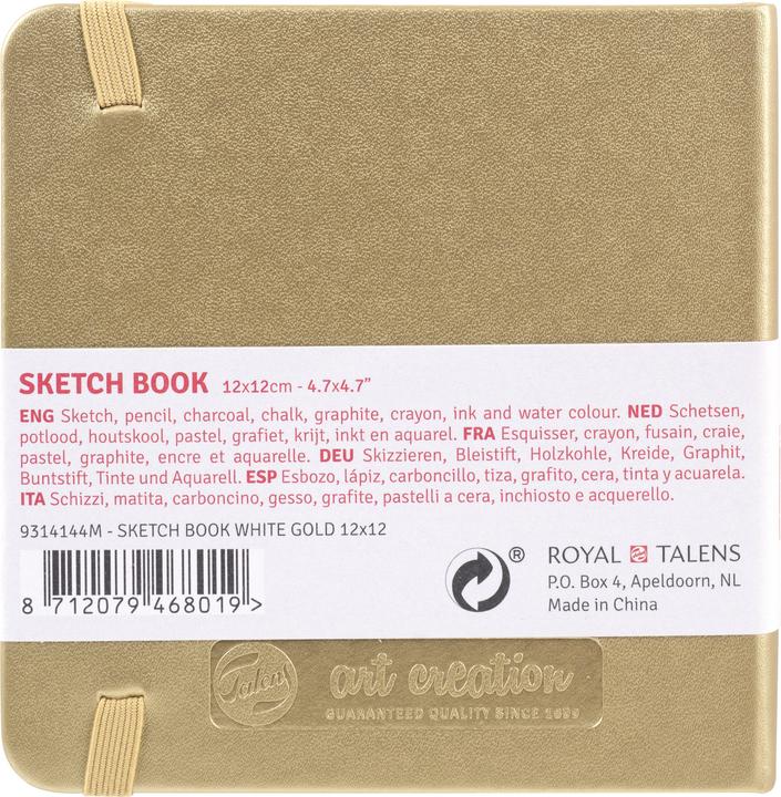 Actual product image Sakura Skizzenbuch (Square, Plain, Hardcover)
