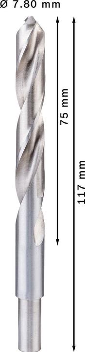 Actual product image Bosch Professional Zubehör Metal drill bits HSS-Co, DIN 338. For rotary drills/drivers (7.8 mm)