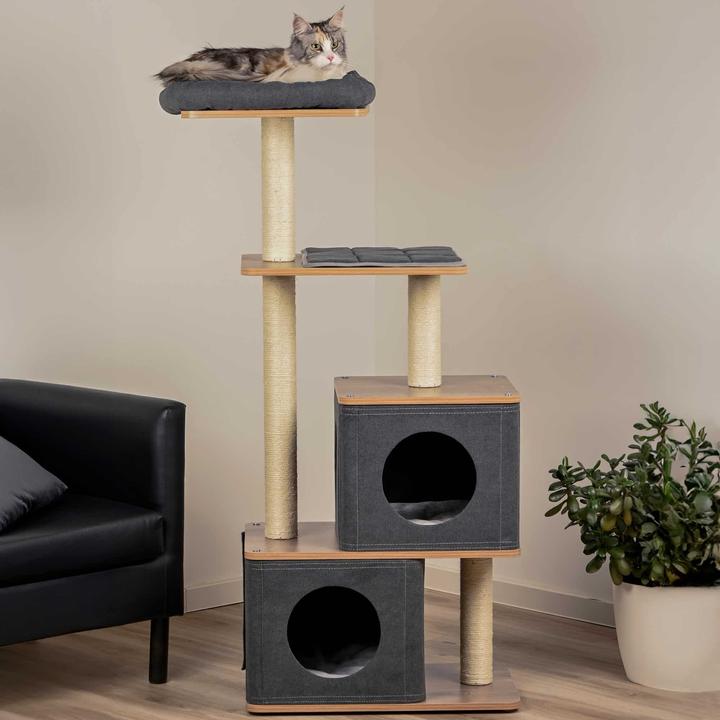 Actual product image Dobar Cat scratching post "Hannah" (133 cm, Charcoal)