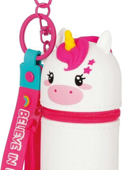 Actual product image Legami Mini Kawaii Coin Purse With Key Ring Unicorn, Schlüsselanhänger, Münztasche, MKAW0003