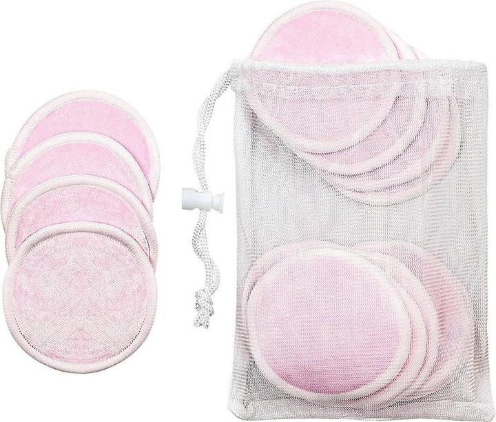 JTI 16x wiederverwendbare Make-up-Pads - Rosa (Make-Up Entferner)
