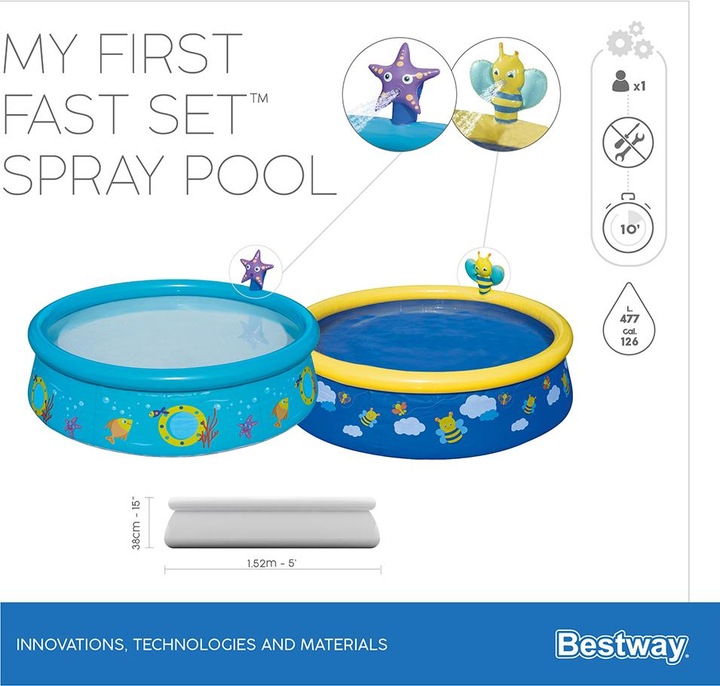 Produktbild Bestway My First Fast Set Spray Pool