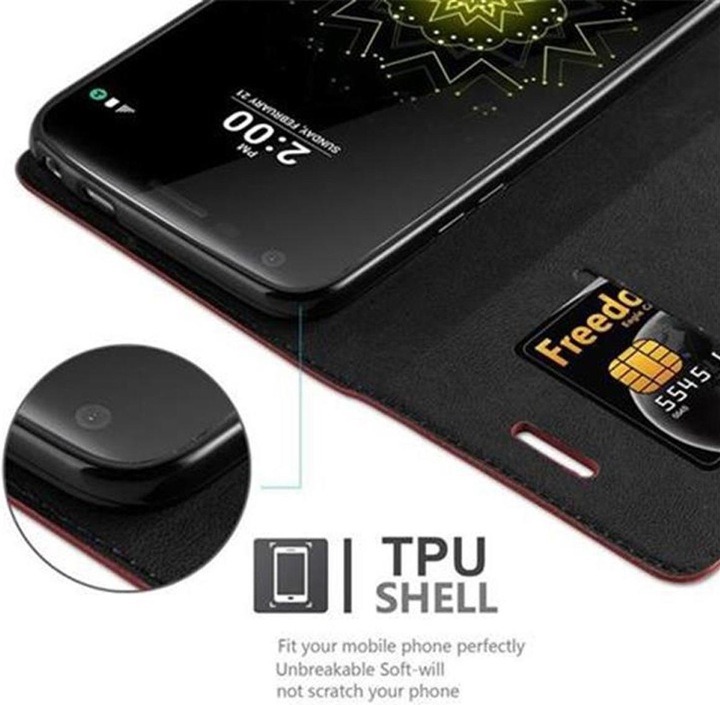 Actual product image Cadorabo Book Invisible Magnet Cover (G5)