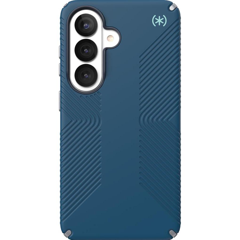 speck Presidio2 Grip Magnet - Samsung Galaxy S26 MagSafe Case (Deep Sea/Silver Metallic/Spell Blue) (Samsung Galaxy S26), Cover smartphone, Multicolor