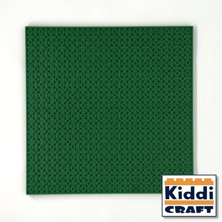 Produktbild Kiddicraft Stackable Baseplate 32 x 32 Noppen (25,5 x 25,5cm) Grün