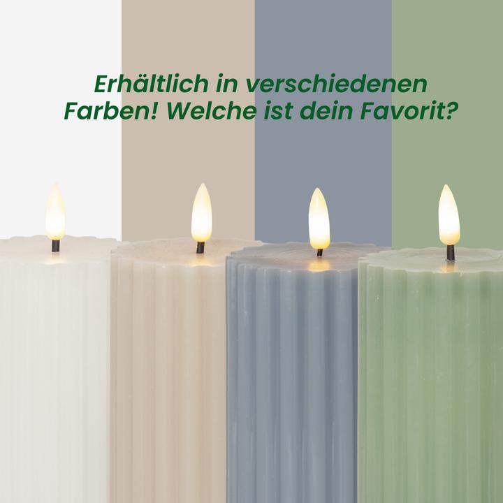 Actual product image Star Trading LED Pillar Candle Flame Stripe (1 x)