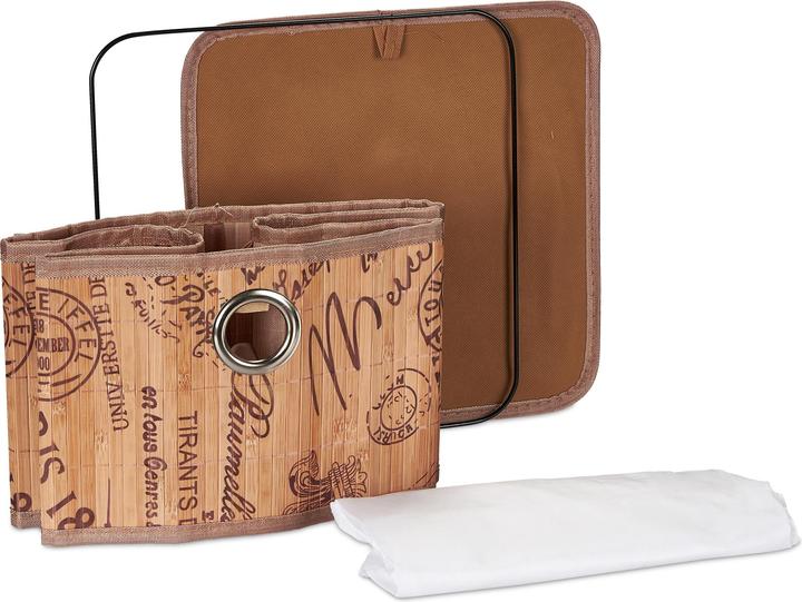 Actual product image Relaxdays storage basket (1 x, 31 x 31 x 20 cm)