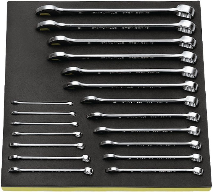 Stahlwille Jeu de clés mixte (11 mm, 21 mm, 15 mm, 24 mm, 17 mm, 22 mm, 16 mm, 18 mm, 14 mm, 12 mm, 27 mm, 30 mm, 13 mm, 19 mm, 32 mm, 34 mm, 10 mm)