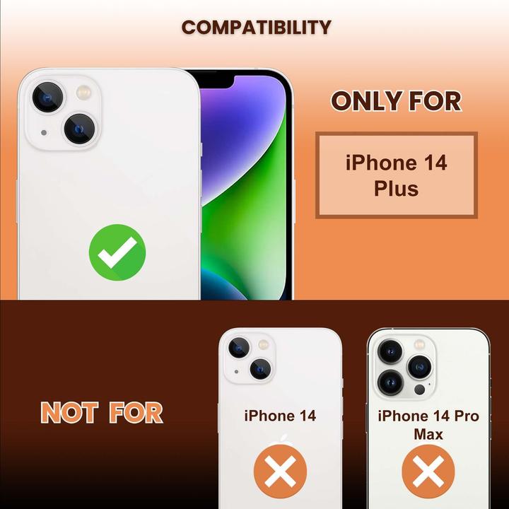 Produktbild Cadorabo iPhone 14 PLUS Schutzfolie Display Schutzglas (1 Stk., Apple iPhone 14 Plus)