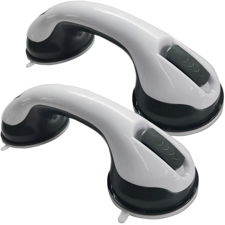 Ideoon 2er-Set Haltegriff mit Saugnäpfen für Bad & WC