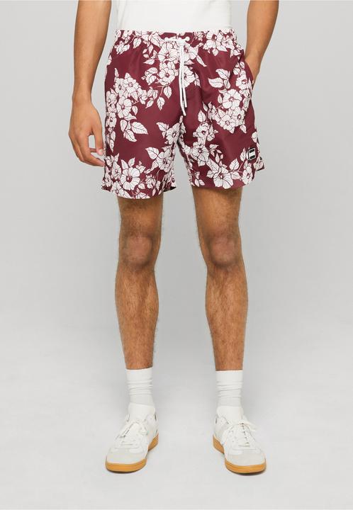 Produktbild Urban Classics Pattern Swim Shorts redflowers L (L)