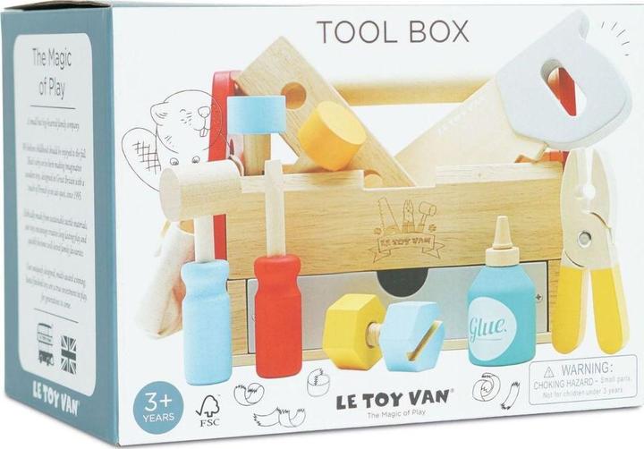 Actual product image Le Toy Van Toolbox with tools