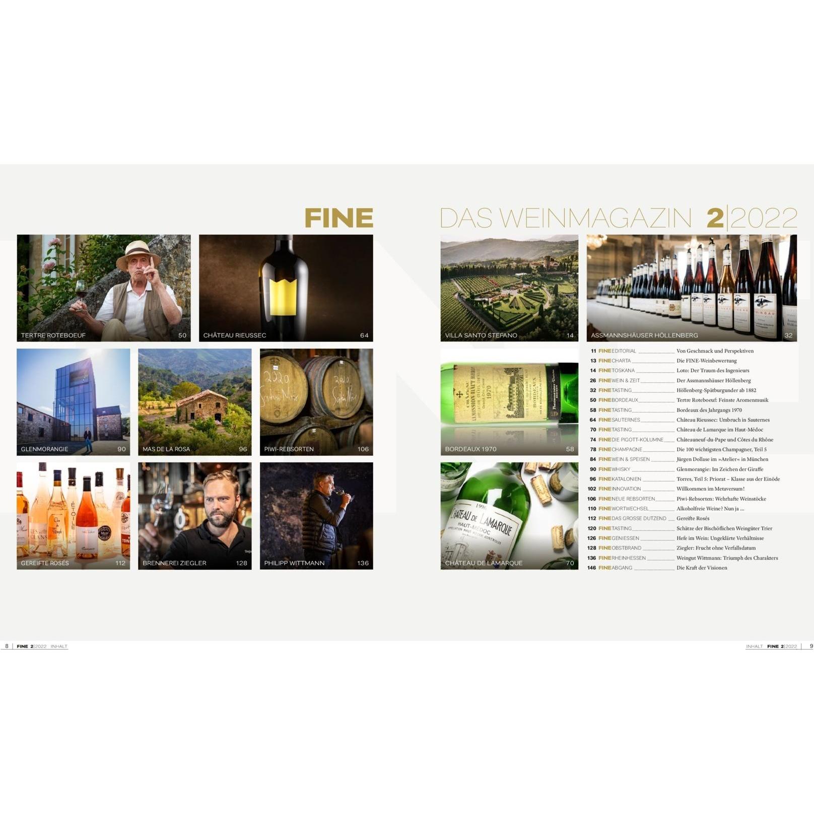 Thumbnail - FINE Das Weinmagazin 02/2022, Zeitschriften Abo