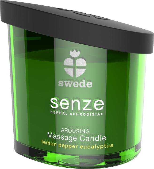 Productafbeelding Swede Senze Arousing Massage Candle Lemon Pepper Eucalyptus (50 ml)