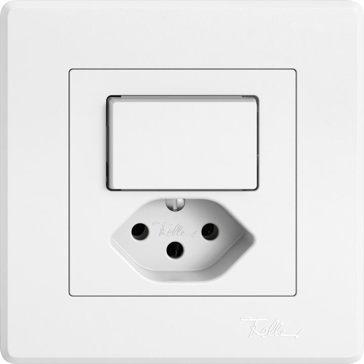 Actual product image Feller EDIZIO Liv UP small combination SCHLIESSER-ÖFFNER 1L/1xT13 ws