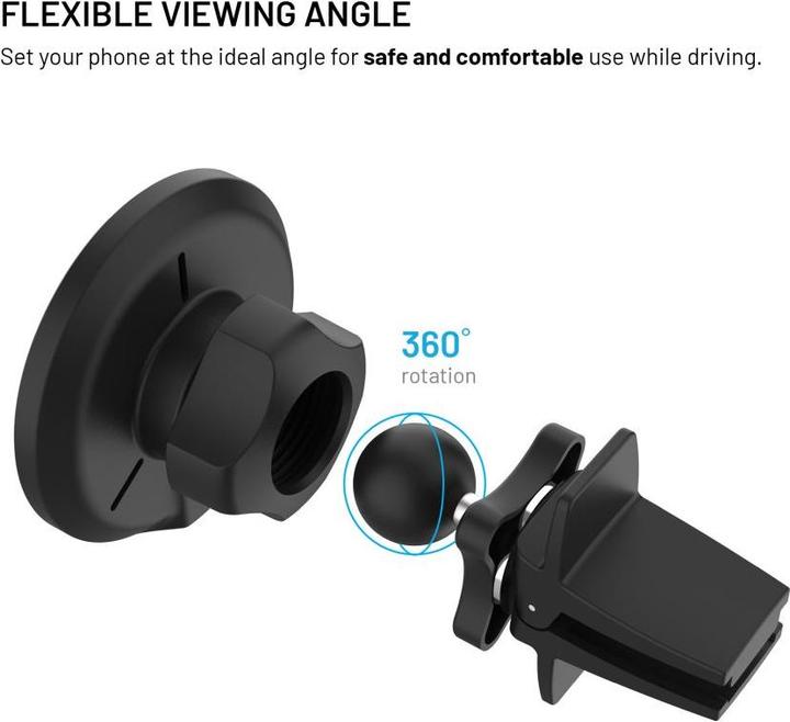 Actual product image Fixed MagRound 2, Qi2, black