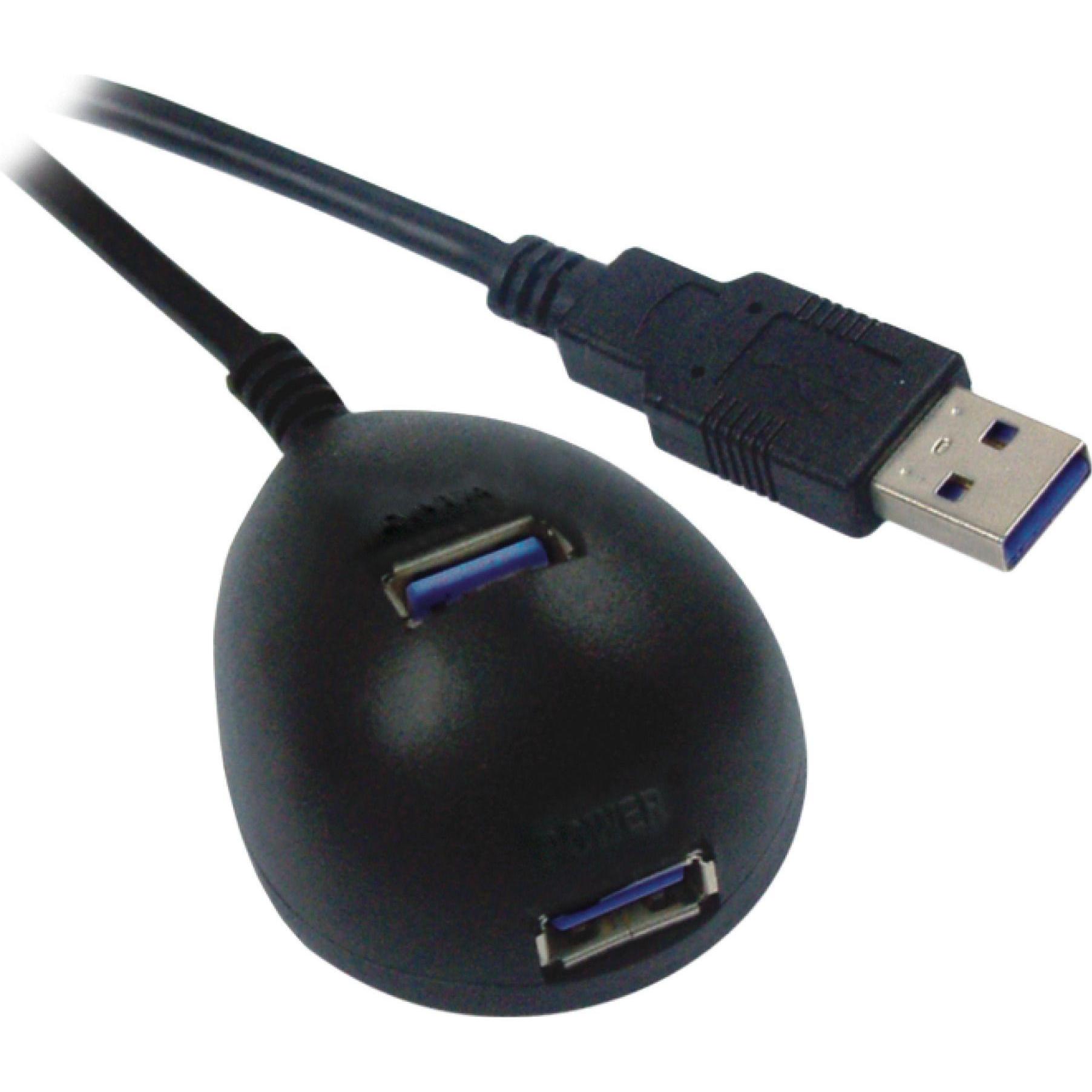 EFB Elektronik USB 3.0 Desktop 1,8m, Verlängerungskabel (1.80 m, USB 3.2 Gen 1), USB Kabel