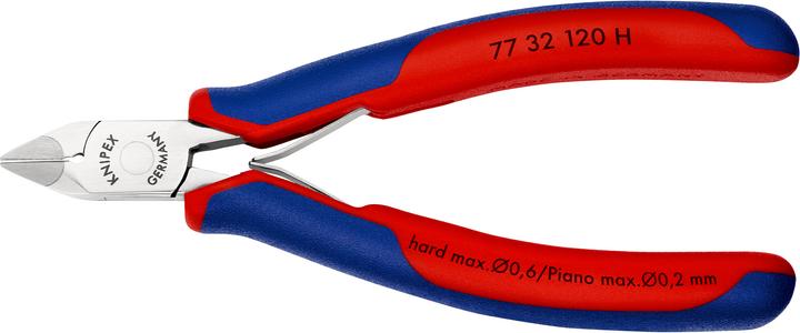 Actual product image Knipex Electronics Diagonal Cutter with carbide cutting edges (120 mm)