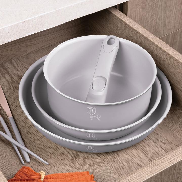 Produktbild BerlingerHaus Design Kochset inkl. Smart Lids (Pfannenset + Topfset, Aluminium)