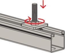 Actual product image Fischer Sliding nut FCN Clix M M8 fvz (M8)